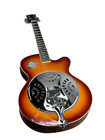 B-stock Zenison Steel Pan Acoustic Electric Resonator Guitar Cutaway Sunburst