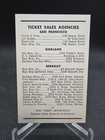 California Bears 1955 Football Pocket Schedule Memerorial Stad Stephens Union 
