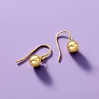 Rs Pure By Ross-simons Italian 14kt Yellow Gold Ball Drop Earrings