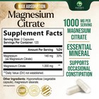 Magnesium Citrate 1000mg Capsules - Extra Strength Magnesium Supplement