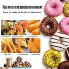 Kolice Commercial Gas Heating Donuts Frying Machine  3 Different Molds  Lng lpg