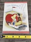 Vintage Tunnel Of Love Your Intentions    Valentine Greeting Card Gb