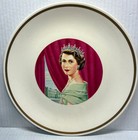 2 Queen Elizabeth Coronation Plates June 1953  -  10  Round And 8 1 2  Square