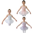 Kids Girls Leotard Festival Tutu Dress Ballerina Ballet Performance Dance Party