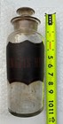 Antique Hand Blown Apothecary Pharmacy Bottle Black Label Sinapis Nigr Nigra