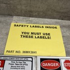 Muncie 36mk3841 Safety Label Set  New