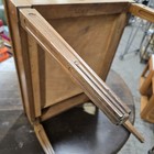 Baker Satinwood Side Table 22  Tall X 22  Wide X 27  Long