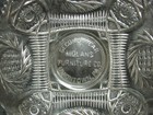 1900 s Molans Furniture Second Year Union Town Pennsylvania Pressed Glass Bowl