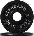 Cast Iron Standard   Olympic 1-2-inch Weight Plates  2 5 - 45lb