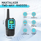 Walkie Talkies Long Range For Adults  Rechargeable 6 Colorful 