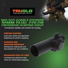 Truglo 30mm Aiming Scope Sight Dual Color Reticle For Crossbow Hunting