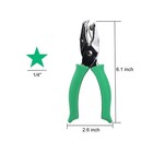 Aacehlh 1 4 Inch Star Shaped Hole Puncher  Handheld Single Paper Punch    