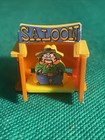 Vintage Small 1 25    Mechanical Saloon Toy Collectible Plastic 