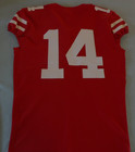 San Francisco 49ers On Field Game Cut Jersey 2017 Size 42 Lineman  Sleeves  14