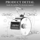 Hcfgs Clicker Counter metal Handheld Tally Counter Pitch Silver 