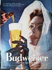 Lot Of 2 Vintage 1957 Budweiser Print Ad Ephemera Wall Art Decor 