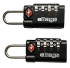 Two New Ebags 4 Digit Travel Luggage Locks With Resettable Combo Tsa Approved