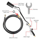 Portable Propane Torch Weed Burner Ice Snow Melter Outdoor Flame Thrower W  Hose