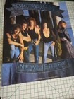 Poster 1988 Bon Jovi New Jersey Group Photo Original Vintage Rock Promo