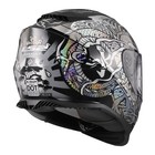 Ls2 Assault Full Face Motorcycle Helmet W  Sunshield - Warrior Krome Silver