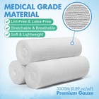 Gauze Rolls  48 Count  4 Inch X 4 1 Yards  Rolled Gauze Wrap  Conforming Stretch