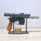 Dl-44 Blaster Prop Replica Lights   Sounds Clean Finish With Stand