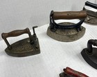 Lot Of 10 Antique Irons  Sad Iron  Unbranded  Dover  Sunny Suzy  Toy