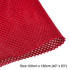 Speaker Mesh Grill Stereo Fabric Dustproof 100cm X 160cm 40  X 63  Red