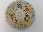 Vtg Daher Round Floral Decorated Tin Long Island Ny Made In England W  Lid