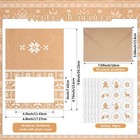 48 Sets Christmas Photo Cards With Envelopes Stickers Christmas Cards With 4    
