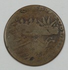 1785 Vermont Landscape Colonial Copper Coin Good fine W ana Authentication Cert