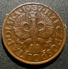 Poland - Bronze Coin 2 Grosze 1937 Second Polish Republic  nice