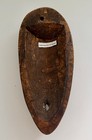 Hand Carved Ghana Wood Tribal Mask Wall Hanging African Art 12  Vintage