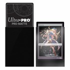 Ultra Pro Gaming Small Size Deck Protector Sleeves Pro Matte Black - 60 Ct Pack