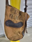 Antique Ww1 Us Q m c  Army Cavalry Canvas Leather Horse Feed Bag