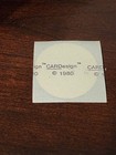 Vintage 80   s Cardesign San Francisco Foil Sticker - Rare   Htf