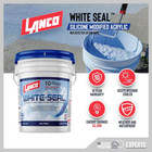 5 Gal  White-seal 100  Acrylic Elastomeric Reflective Roof Coating With High Dir