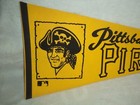 Vintage 1970s Pittsburgh Pirates Mlb Baseball Full Size 30 X 12 Pennant Banner