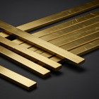 Brass Flat Bar Strip Plate 40mm 1 1 2  Multiple Sizes Lengths Available
