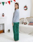 Nzrvaws Christmas Pajamas Matching Family Pajama Set Printed Shirt Pants Pj