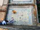 Ice Blue Ivory Oushak Hand Knotted Wool Rug 5x8  6x9  8x10  9x12 10x14ft Knotted