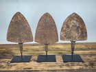 Antique African Tribal Iron Hoe Currency Chamba Nigeria Artifact Sculptures Set