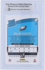 Dallas Goedert Eagles Signed 2018 Panini Donruss Rated Rookie  347 Bas Card