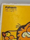 Vintage 1978 Garfield Pooky s Bath 6-piece Wooden Tray Puzzle Playskool Complete
