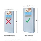 Dream On Me Carousel Firm Fiber 6    Crib And Toddler Bed Mattress Crib  White 
