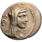 Roman Republic P  Sulpicius Galba Denarius 69bc Rome Mint Ancient Silver Coin 6e