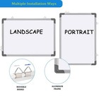 White Board Dry Erase 16  X 12  Hanging Fist School Sign 8 Magnetic Markers       