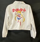 Primitive X Sailor Moon Women s White Cropped Windbreaker Coach Jacket Anime Xs