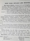    1896 Train Report New York Ontario   Western Railroad Cornwall Delhi Walton  