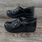 Dansko Professional Clogs Women s 8 Eu 38 Black Patent Slip On Nursing Shoes